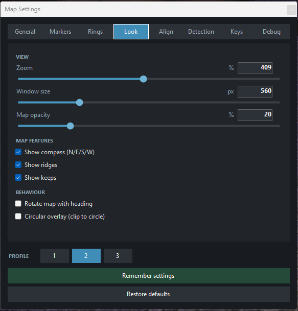 Overwatch Look settings